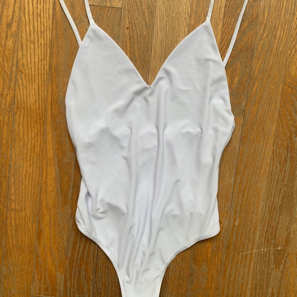 White tank bodysuit, henri girl - Picture 1 of 2
